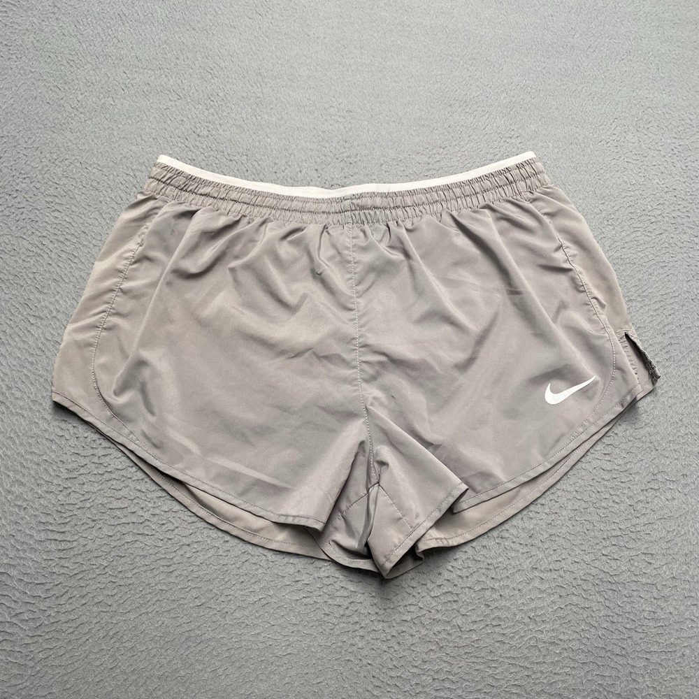 Nike Shorts Mens Large Gray Dri-FIT Athletic Running Split 5 In Lined DB4343-056